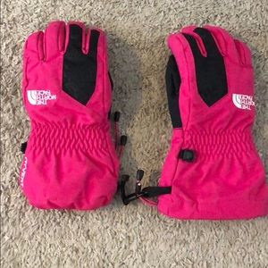 Girls North Face Gloves